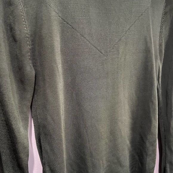 COS hunter green  rayon blouse size XS - Picture 3 of 8